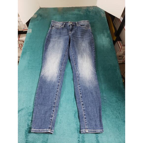 Lucky Brand Jeans Size 10 Womens Blue Stretch Pants Denim Low Rise Lolita Skinny - Picture 2 of 14
